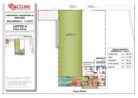 Edificio artigianale/industriale/direzionale 3 a Mercallo su SS629 • Gecoim srl