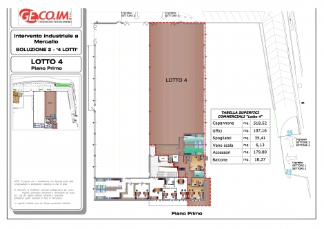 Edificio artigianale/industriale/direzionale 4 a Mercallo su SS629 • Gecoim srl