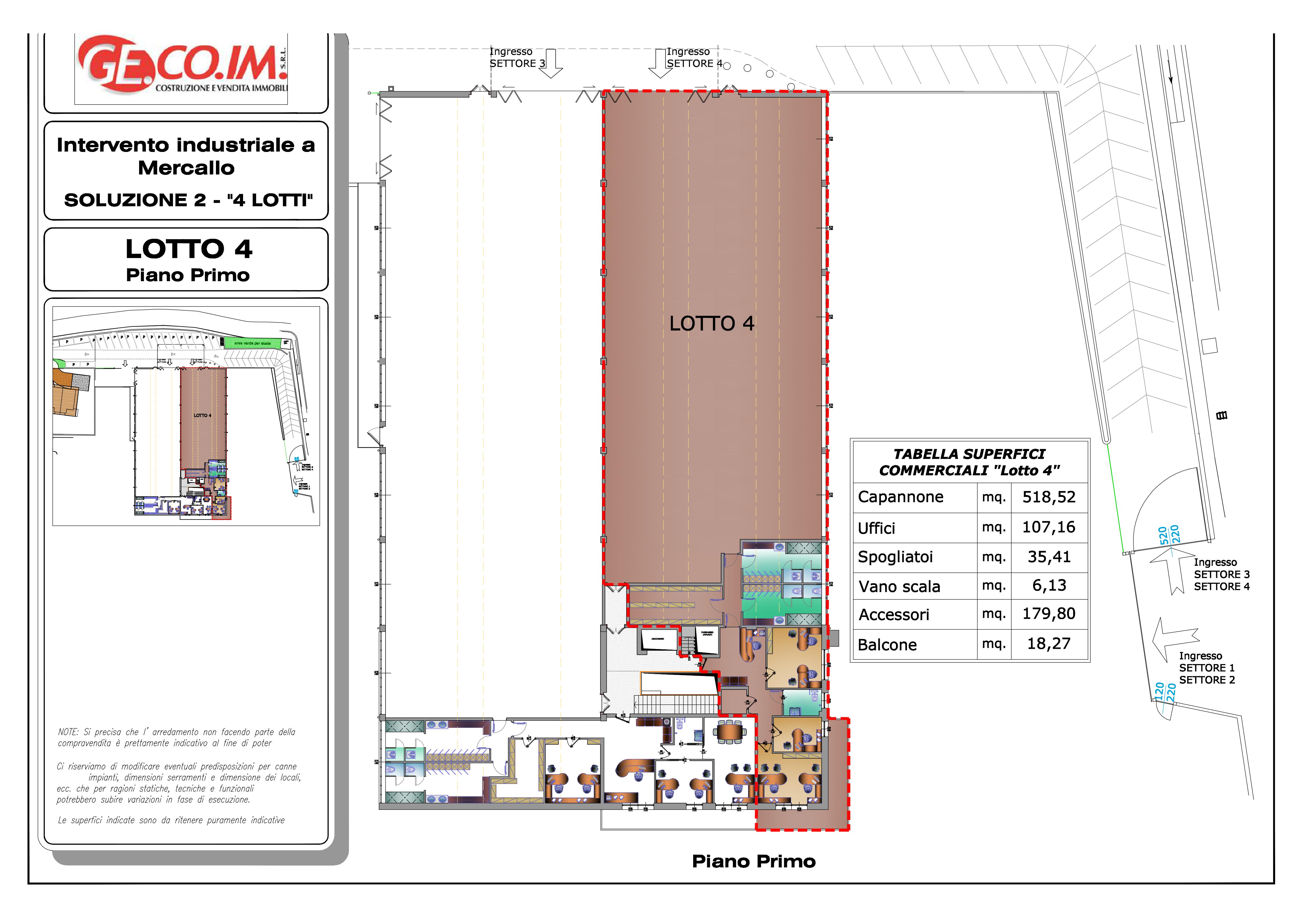 Edificio artigianale/industriale/direzionale 4 a Mercallo su SS629 • Gecoim srl